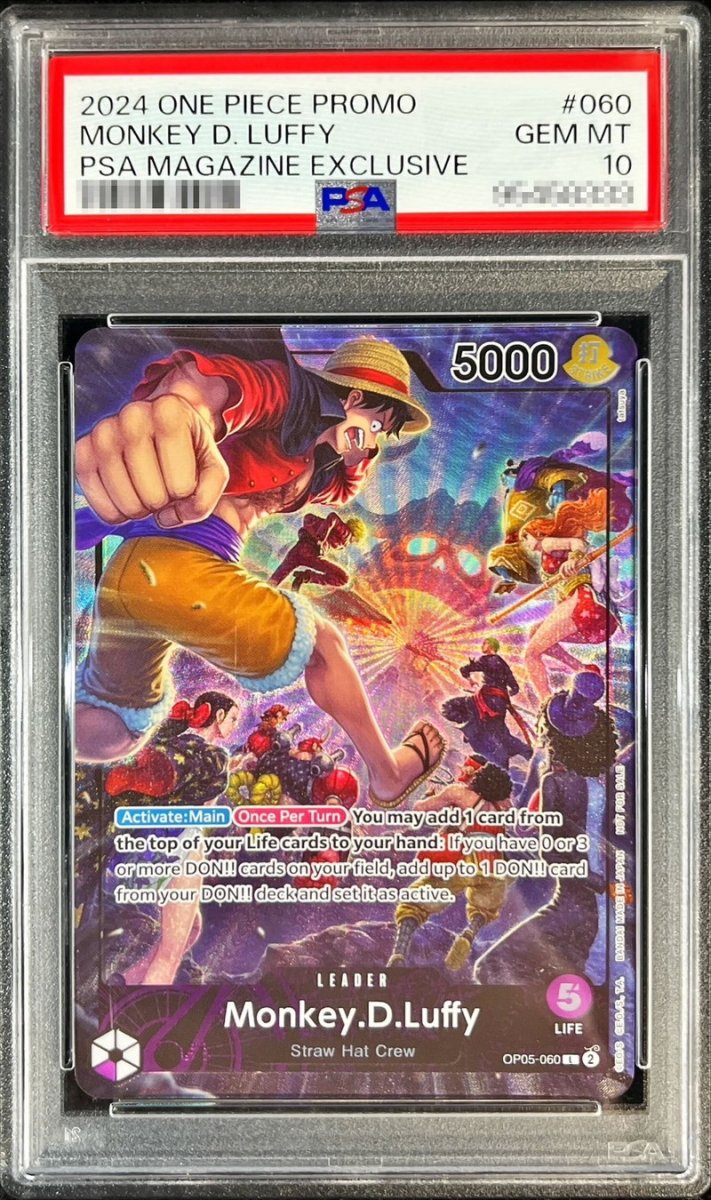 画像1: 〔PSA10鑑定済〕モンキー・D・ルフィ(英語版/illust:tatsuya)【L】 (1)